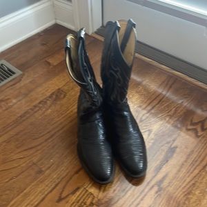 Tony Lama Y8129 Mens Genuine Lizard Skin size 11D